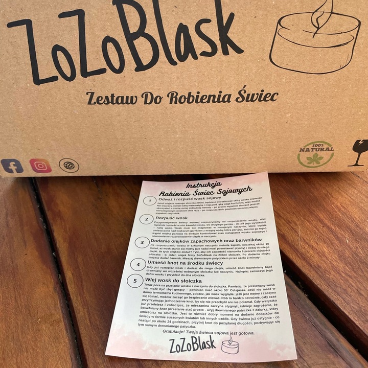 MEGA ZESTAW do Robienia ŚWIEC DIY w DOMU Świeczek Prezent na Święta DZIECKA
