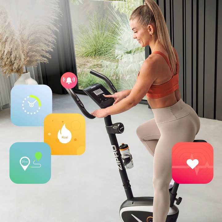 ROWER STACJONARNY rowerek MAGNETYCZNY Treningowy Domowy LCD - BEAT ZIPRO