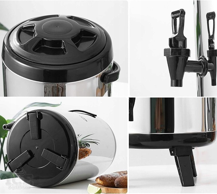 TERMOS z kranem 10L do napojów gastronomiczny | NA KAWĘ HERBATĘ