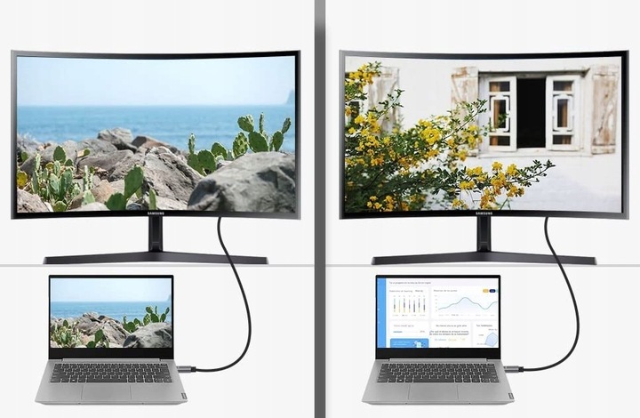 Kabel USB C do Displayport DP 1.4 8K 4K 240 Hz Mac