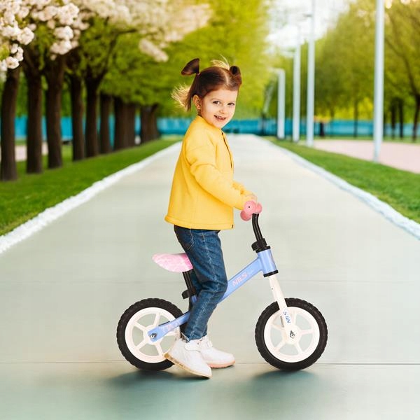 dziewczęcy rower rowerek biegowy bez pedałów Odporne koła do 25kg REGULACJA