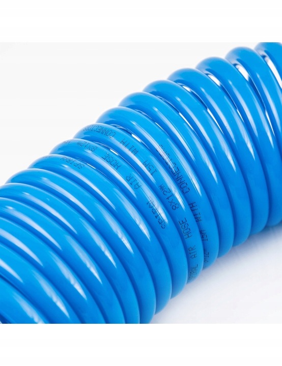 WĄŻ DO KOMPRESORA SPIRALNY 8*12MM 15M BLACK