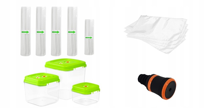 Zgrzewarka próżniowa Pakowarka żywności Yoer AUTOMATYCZNA +Pojemniki +WAGA