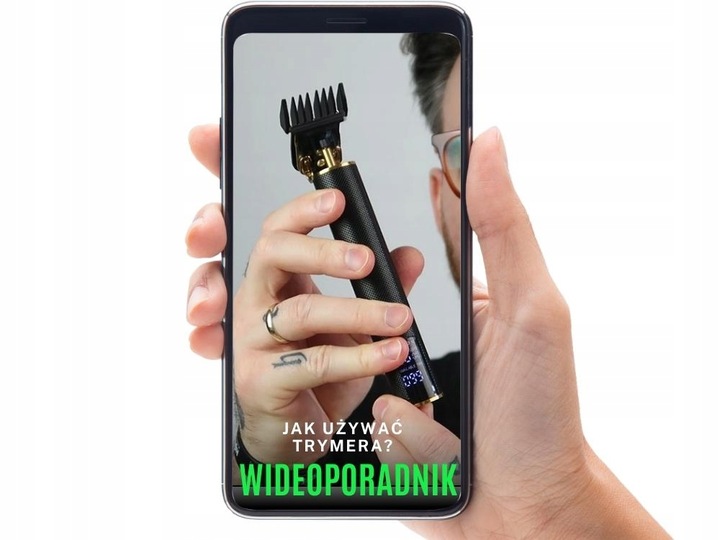 TRYMER DO BRODY MASZYNKA DO WŁOSÓW STRZYŻENIA GOLENIA BARBER GOLARKA ALPHA