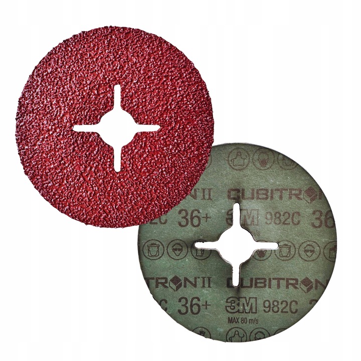 3M 982C P36 Fibra Krążek ścierny 125 mm Cubitron II do metalu do szlifierki