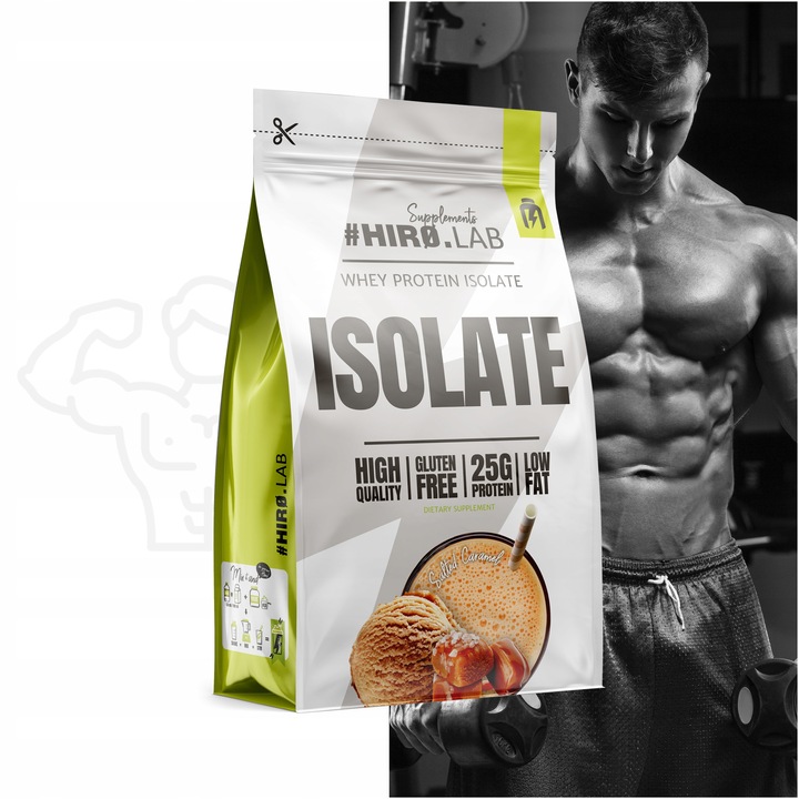 Izolat Białka BIAŁKO 700 g wpi Whey Protein Isolate Słony Karmel HIRO