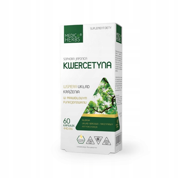 Kwercetyna Medica Herbs - 2x60 kapsułek 440 mg