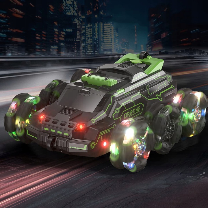 SAMOCHÓD ZDALNIE STEROWANY RC RĘKĄ GESTAMI PILOT AUTO PODŚWIETLENIE 4x4