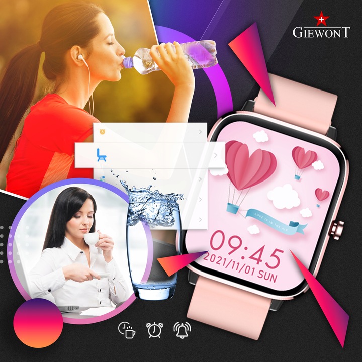 SMARTWATCH GIEWONT GW230-1 Dynamic SmartCall ROZMOWY SMS SPORT ALERT KROKI