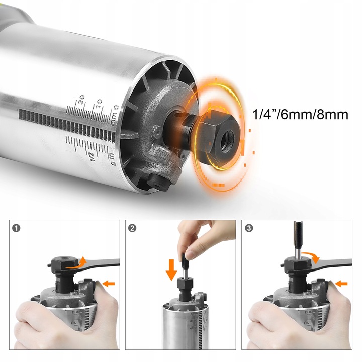 Frezarka górnowrzecionowa DEWINNER VPER1027 710W metalowy korpus