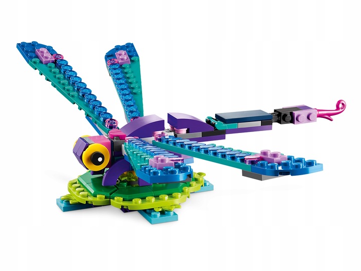 KLOCKI LEGO CREATOR 31157 Egzotyczny Paw 3w1 Motyl Ważka