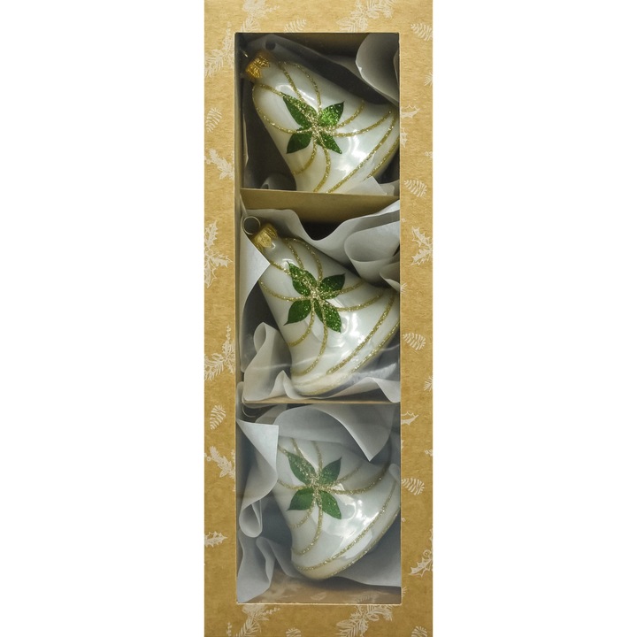 ZESTAW 3 szt. - Dzwonek biały