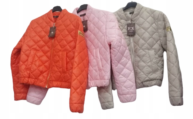 Kurtka pikowana przejściówka czarna