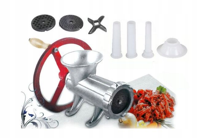 Maszynka ręczna do mięsa #22 z kołem Edelhoff