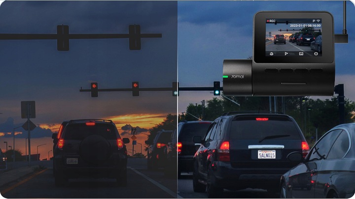 70mai Wideorejestrator samochodowy rejestrator jazdy A200 + cofania + UP03