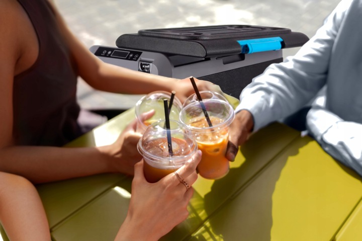 MOCNA LODÓWKA KOMPRESOROWA PRZENOŚNA TURYSTYCZNA SAMOCHODOWA 12V/230V 35L