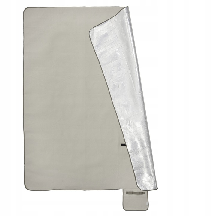 KOC PIKNIKOWY PLAŻOWY Z IZOLACJĄ ALU METEOR DUŻY XL 175x200 ALU 3 warstwy