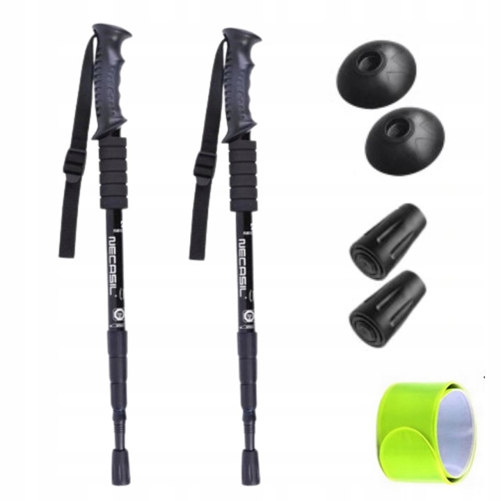 KIJE TREKKINGOWE ANTISHOCK DO CHODZENIA PO GÓRACH NORDIC WALKING KIJKI ALU