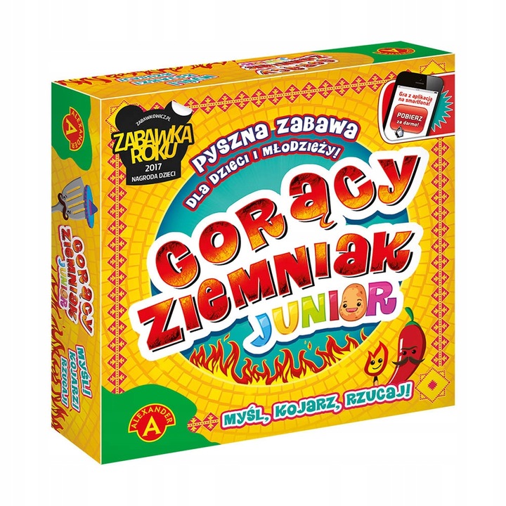 GRA EDUKACYJNA PLANSZOWA RODZINNA DYNAMICZNA GORĄCY ZIEMNIAK JUNIOR