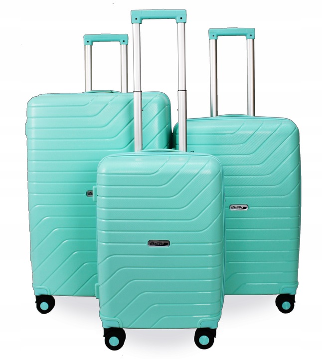 LEKKA WALIZKA PODRÓŻNA PP WYTRZYMAŁA XL MOCNA ŚREDNIA WALIZKA ALUMINIUM