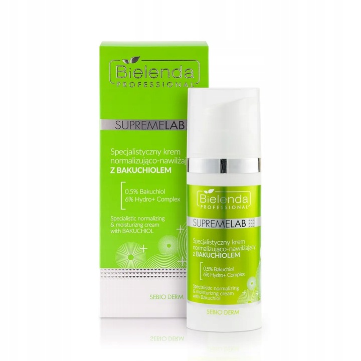 BIELENDA SupremeLab KREM DO TWARZY z bakuchiolem Normalizujący