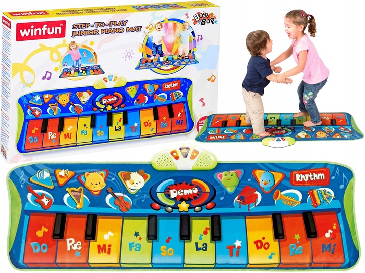 MUZYCZNA INTERAKTYWNA NAGRYWAJĄCA MATA DO TAŃCZENIA SMILY PLAY