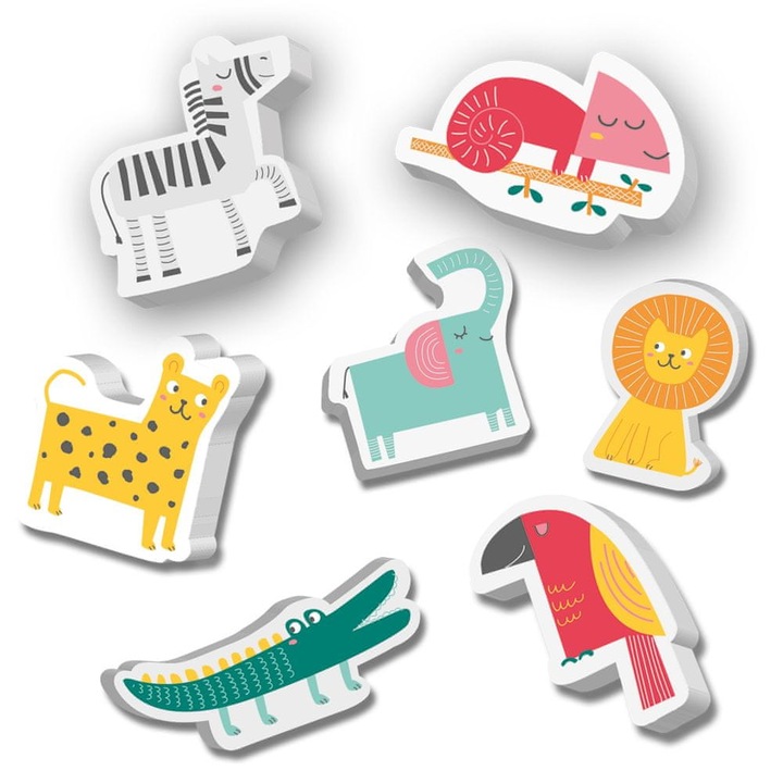 Zwierzęta z dżungli w kąpieli