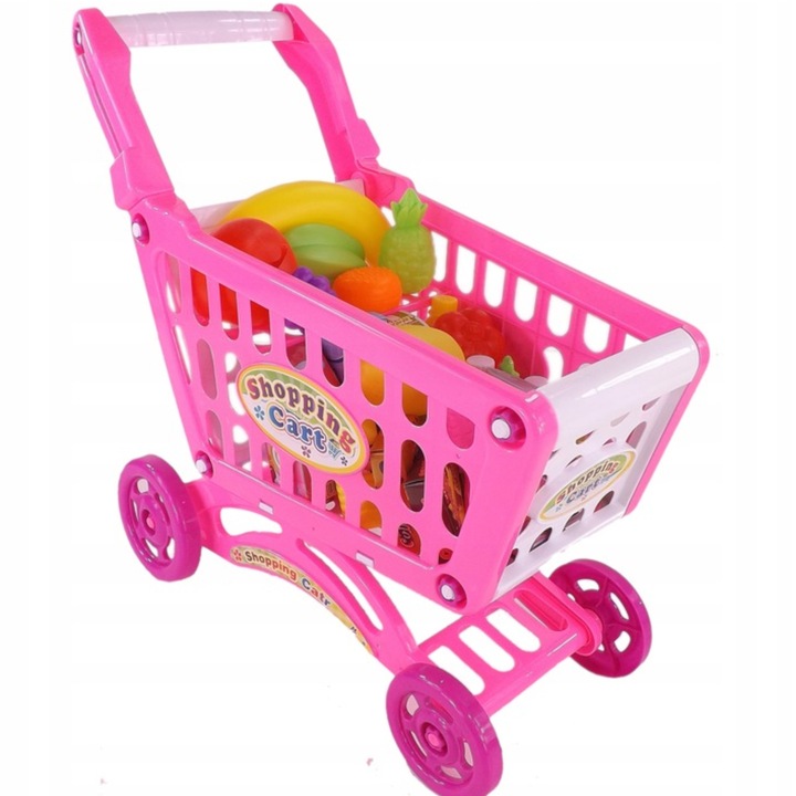 Duży wózek koszyk na zakupy akcesoria 28 el. 09R