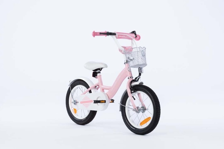 rower rowerek dla dziewczynki TOMABIKE 14 cali model 2025 prowadnik M