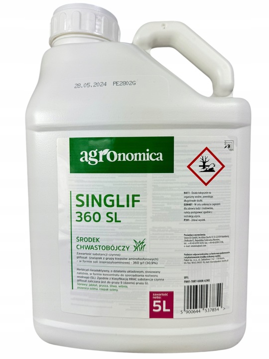 Środek na chwasty Singlif 360 5L agrosar, gallup .roundup