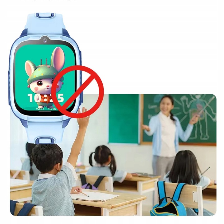 Zegarek Dla Dzieci Smartwatch 4G + SIM | Lokalizator WiFi LBS | Kamera SOS