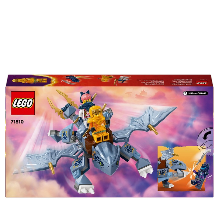 LEGO NINJAGO 71810 Mały Smok Smoczątko Riyu + GRATIS Polibag Cole KLOCKI
