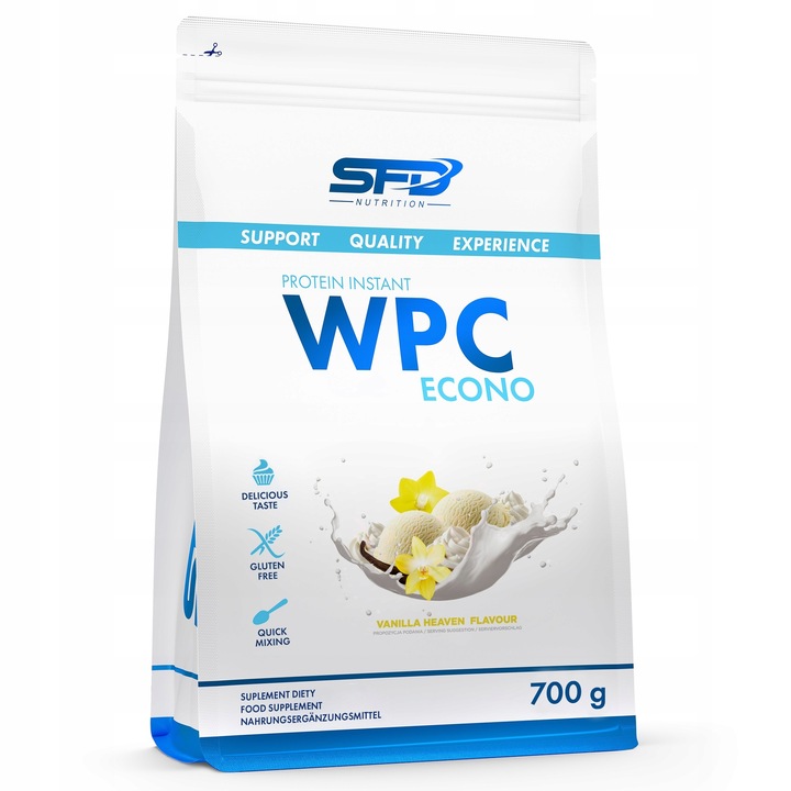 SFD WPC PROTEIN ECONO WHEY 700G SMAK WANILIA BIAŁKO