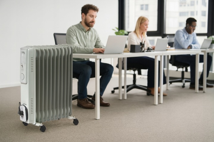 GRZEJNIK ELEKTRYCZNY 2500W OLEJOWY 11 ŻEBEREK TERMOSTAT ŻEBERKOWY OLEJAK