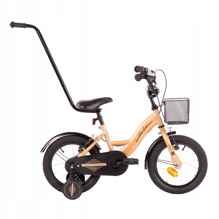 rower rowerek TOMABIKE 14 cali koszyk 2x V-BREAK prowadnik