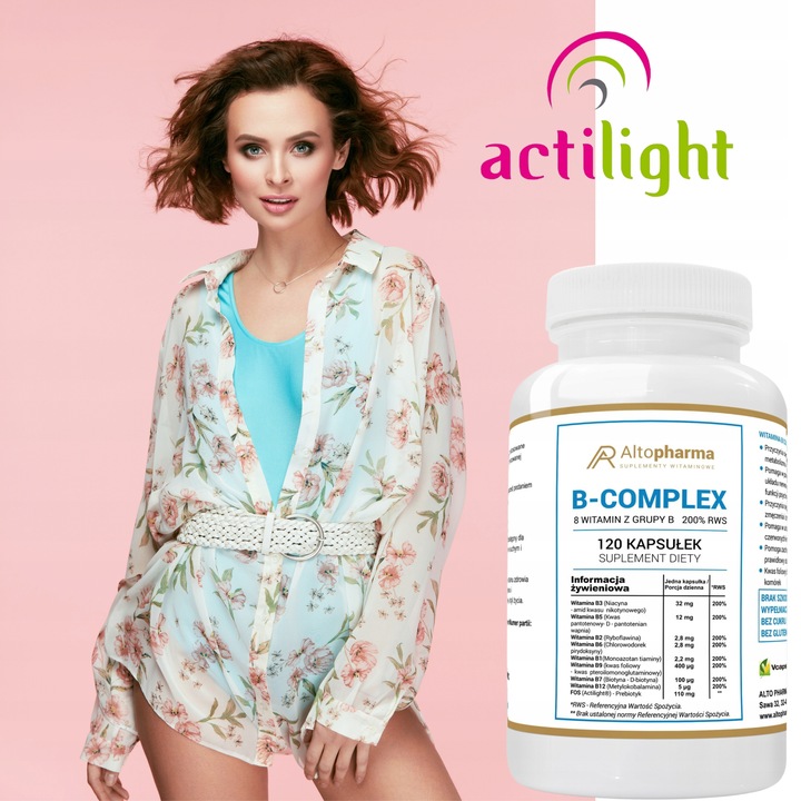 Witamina B-200 Complex B6 B9 B1 B2 B5 B7 B12 B3