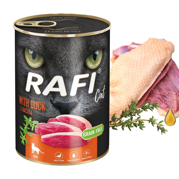RAFI CAT Dolina Noteci Karma mokra dla kota mix smaków 20 x 400g bezzbożowa