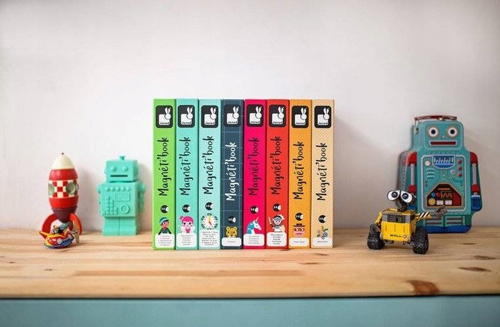 Układanka magnetyczna Magnetibook Uczę się zegarka, dla dzieci, 3+, Janod