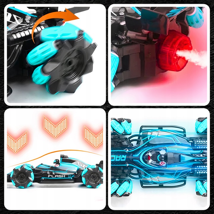 ZDALNIE STEROWANY DUŻY SAMOCHÓD DRIFT CAR AUTO STEROWANE GESTAMI RĘKI PILOT