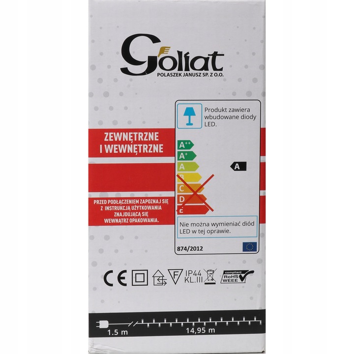 LAMPKI NA CHOINKĘ choinkowe 300 LED PROGRAMATOR zewnętrzne ciepłe białe