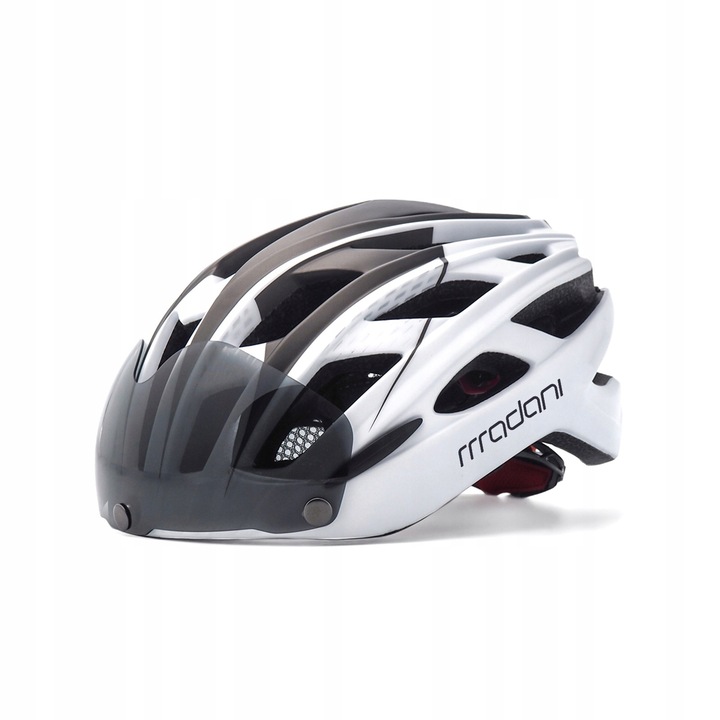 Kask rowerowy z szybą HT19 - madani