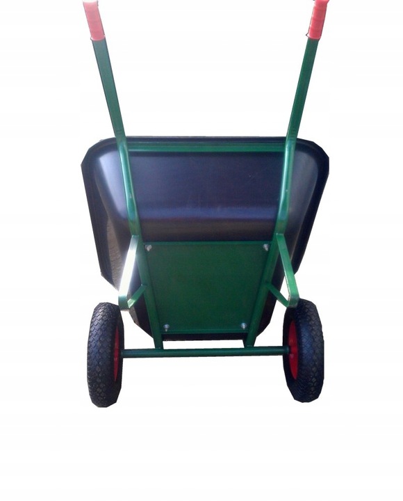 Taczka ogrodowa dwukołowa koleba wózek paszowy JAPONKA 350L PLASTIKOWY