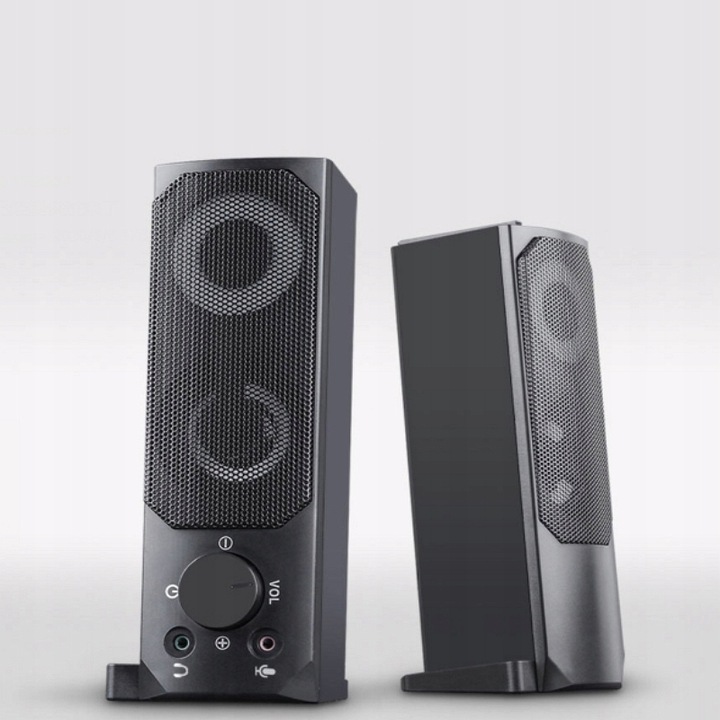 GŁOŚNIKI KOMPUTEROWE BLUETOOTH SOUNDBAR 2.0 6W USB 5V DC LED RGB 2w1 ZESTAW