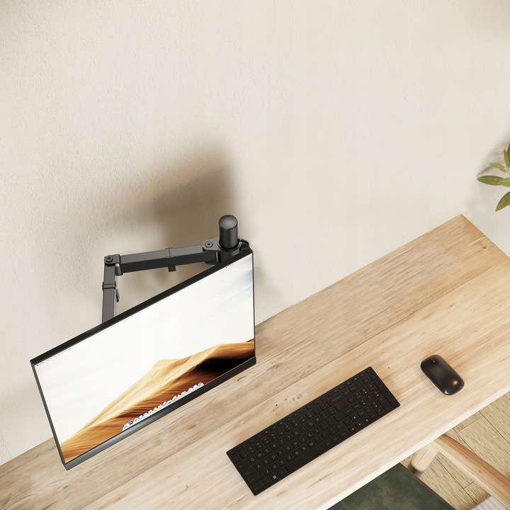 Regulowany Uchwyt Biurkowy do Monitora LCD 13"-27" Solidny Certyfikowany