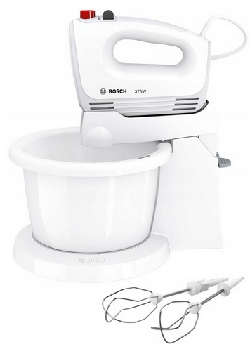 BOSCH MIKSER RĘCZNY ROBOT MISA MQWPL2000 CleverMixx 375W+Ściereczki Spontex