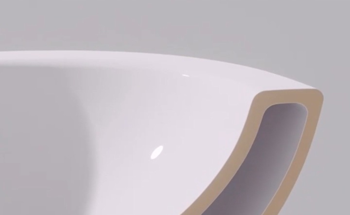 VELDMAN Biała miska WC Rimless TORNADO VILA deska slim premium