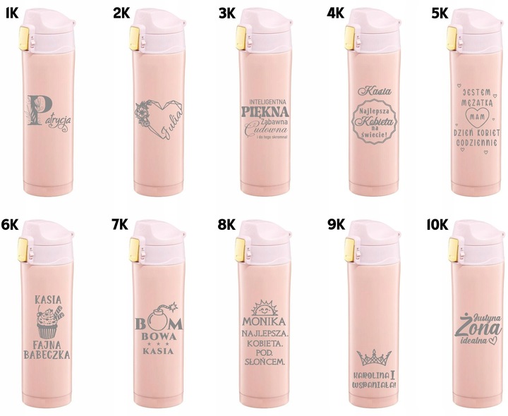 Kubek Termiczny z grawerem 420ml Twój Tekst dla Nauczyciela prezent