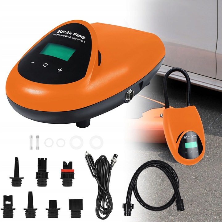 POMPA ELEKTRYCZNA 12V 0-20 PSI NADAJE SIĘ DO DESKI KAJAKOWEJ SUP