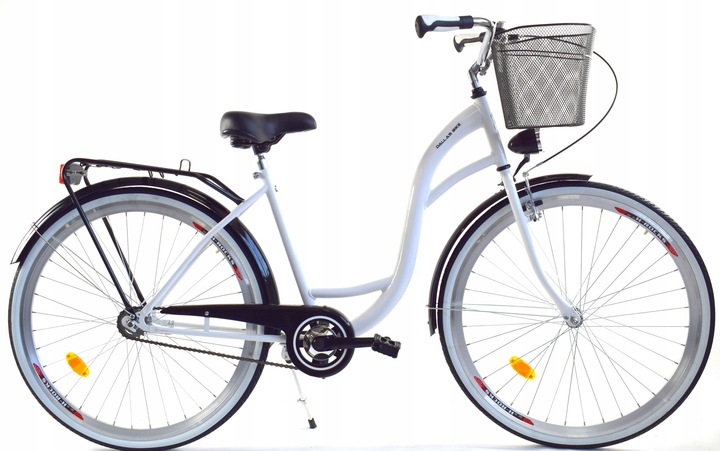 Damski rower miejski damka DALLAS 28 + kosz GRATIS