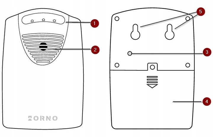 SYGNALIZATOR WEJŚCIA ALARM BEZPRZEWODOWY 2x CZUJNIK RUCHU PIR ZASIĘG 120m